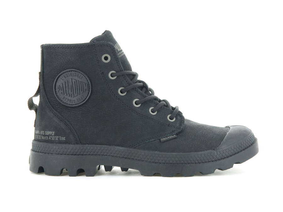 Schwarzes Palladium-Pampa-Hi-Supply-Leder