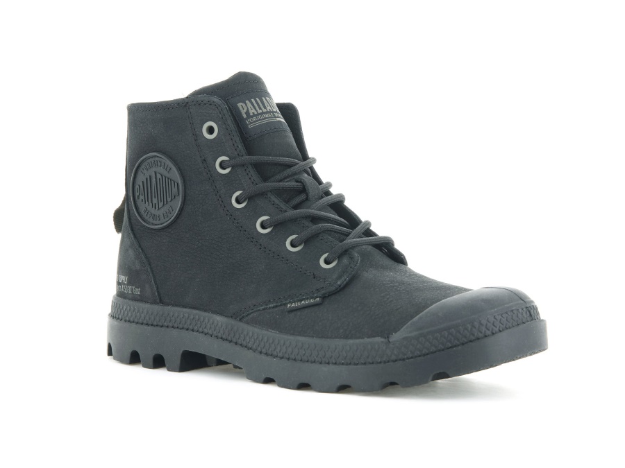 Schwarzes Palladium-Pampa-Hi-Supply-Leder