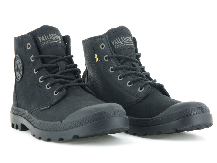 Schwarzes Palladium-Pampa-Hi-Supply-Leder