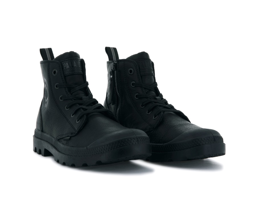 Palladiumschwarz Pampa Hi Zip Lth Ess
