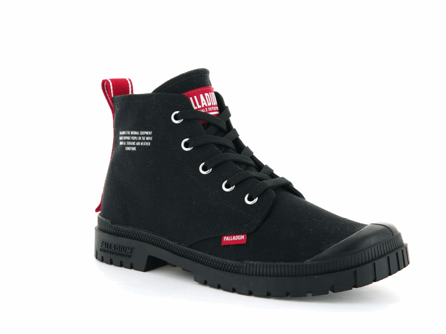 Palladium Pampa Sp20 Wagen Ganz Schwarz