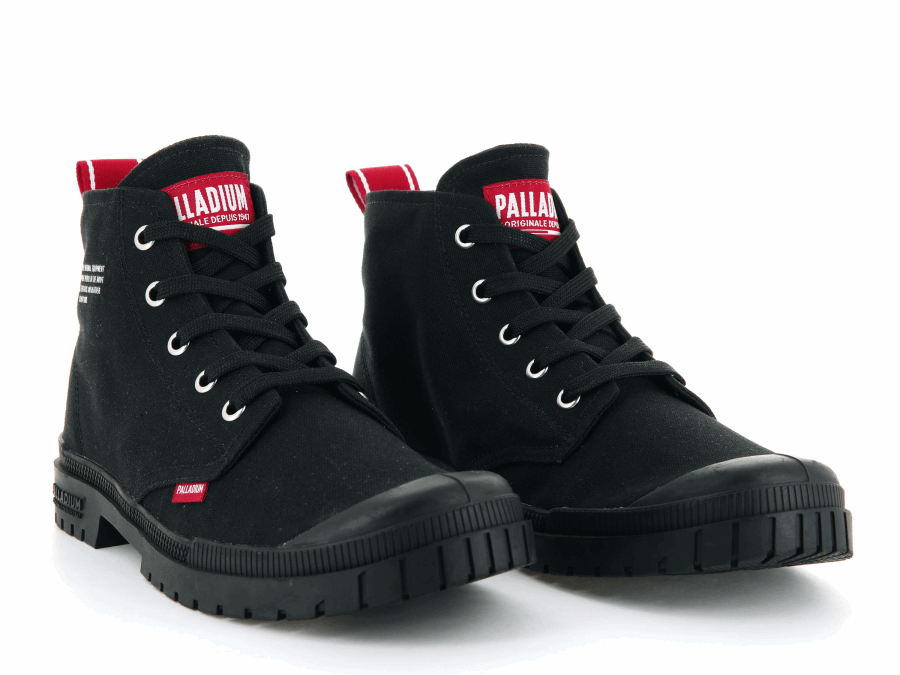 Palladium Pampa Sp20 Wagen Ganz Schwarz