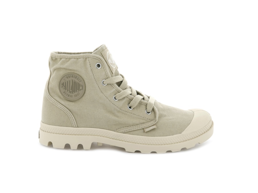Damen Pampa Hi Sahara-ecru Palladium Damen Pampa Hi Sahara-ecru Palladium