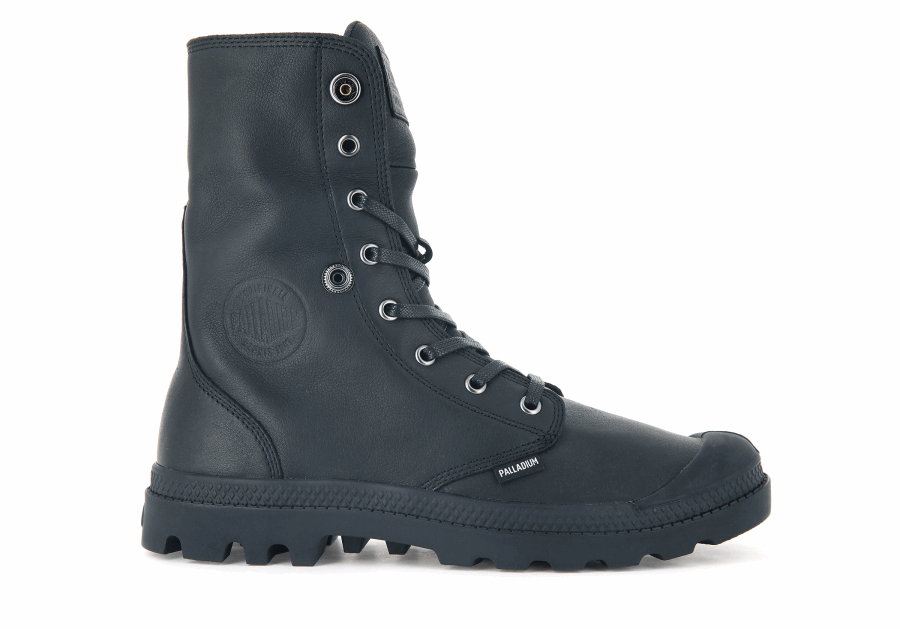 Palladium Baggy Leder Ess Wp Schwarz