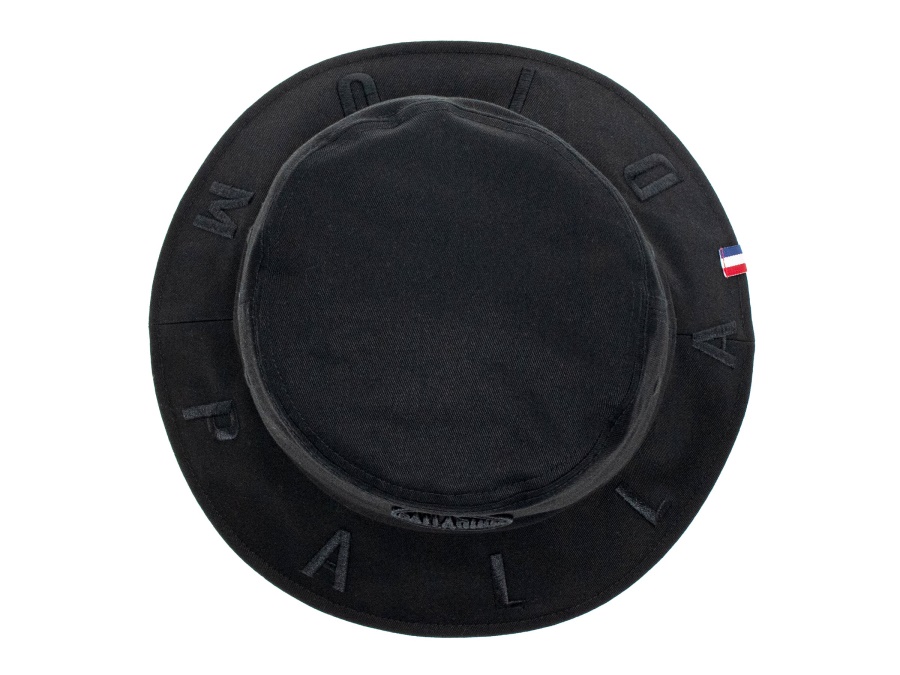 Palladium Bucket Hat Logokante Schwarz