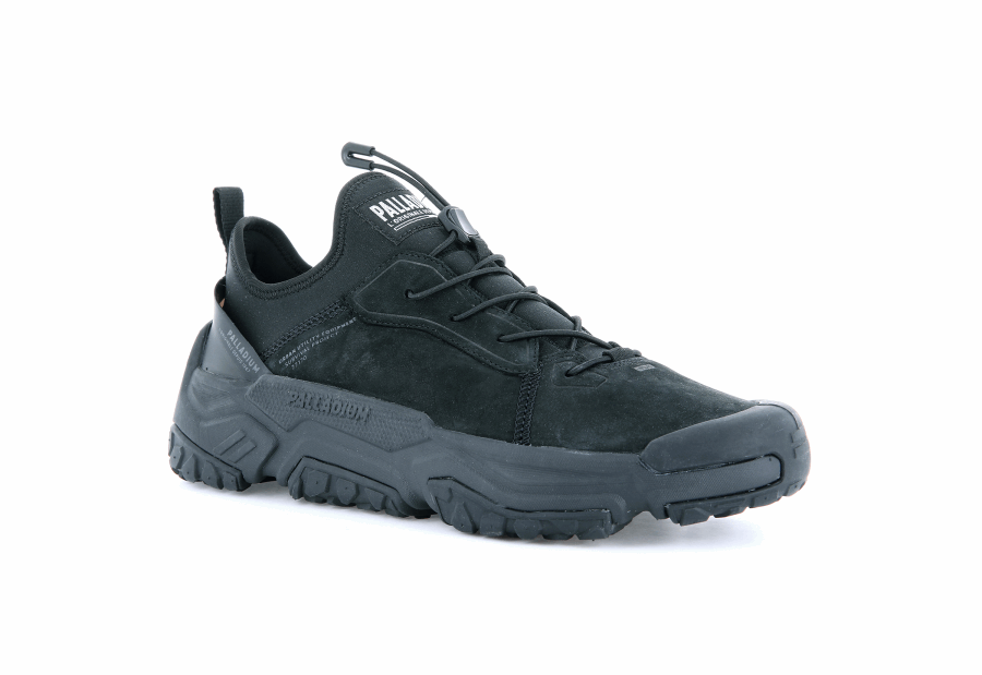 Palladium Off-grid Lo Leder Schwarz