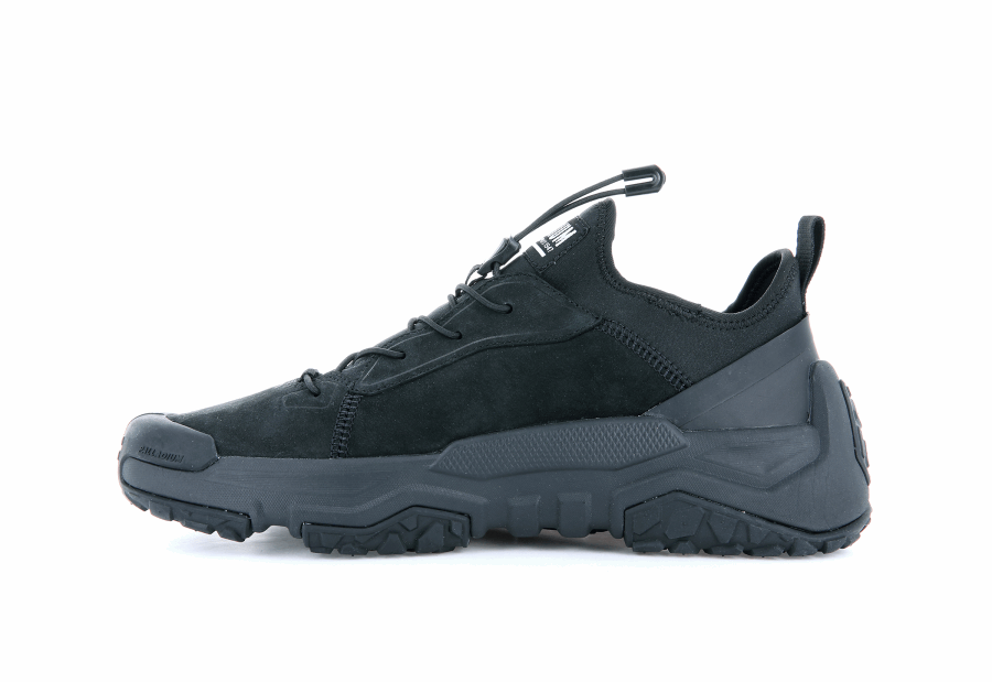 Palladium Off-grid Lo Leder Schwarz