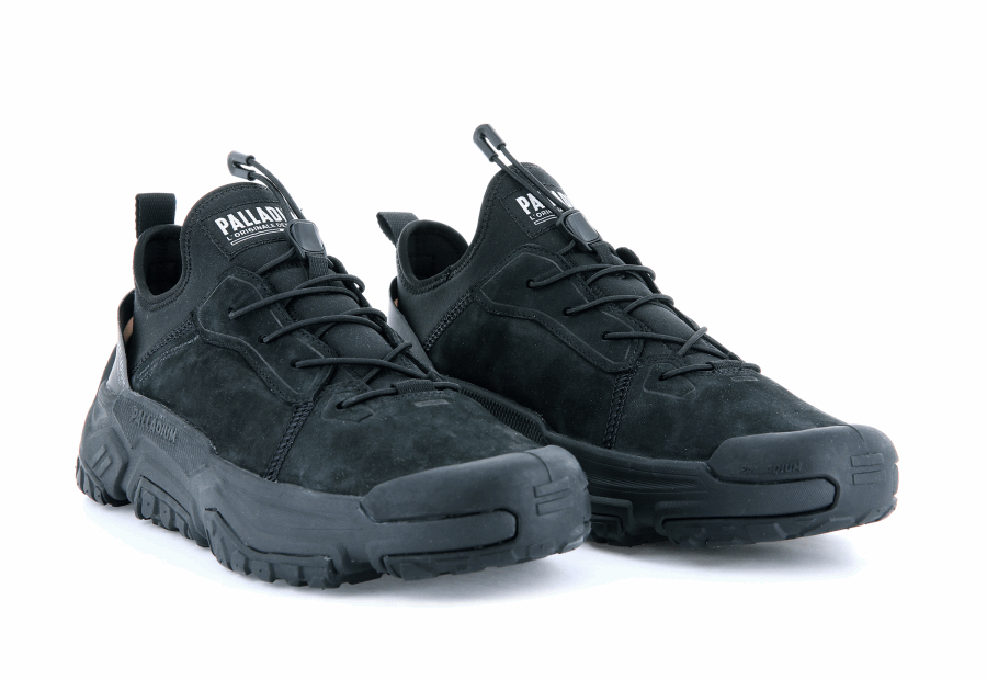 Palladium Off-grid Lo Leder Schwarz