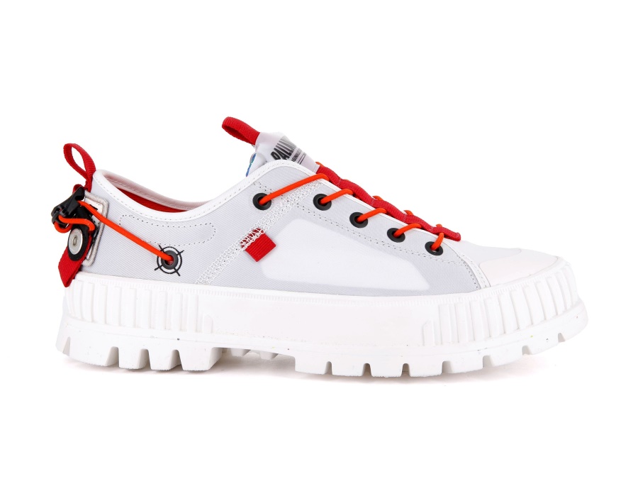 Palladium Pallashock Lo Ticket To Earth Star Weiß