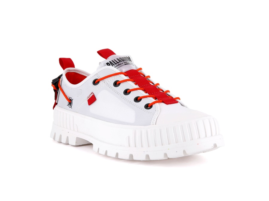 Palladium Pallashock Lo Ticket To Earth Star Weiß