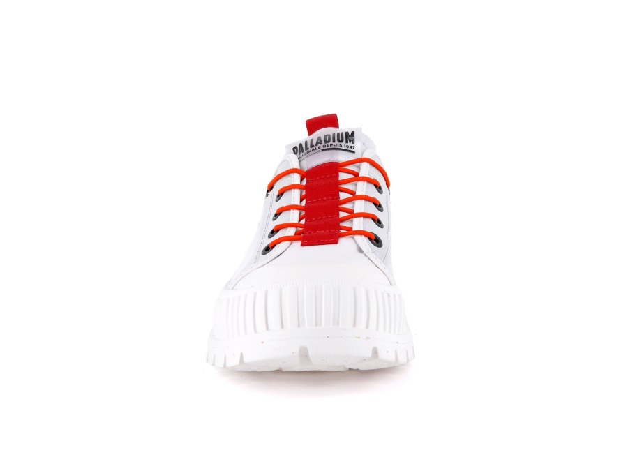 Palladium Pallashock Lo Ticket To Earth Star Weiß
