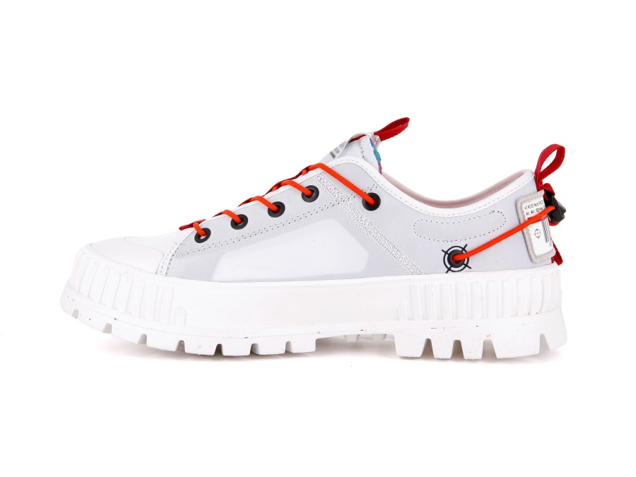 Palladium Pallashock Lo Ticket To Earth Star Weiß