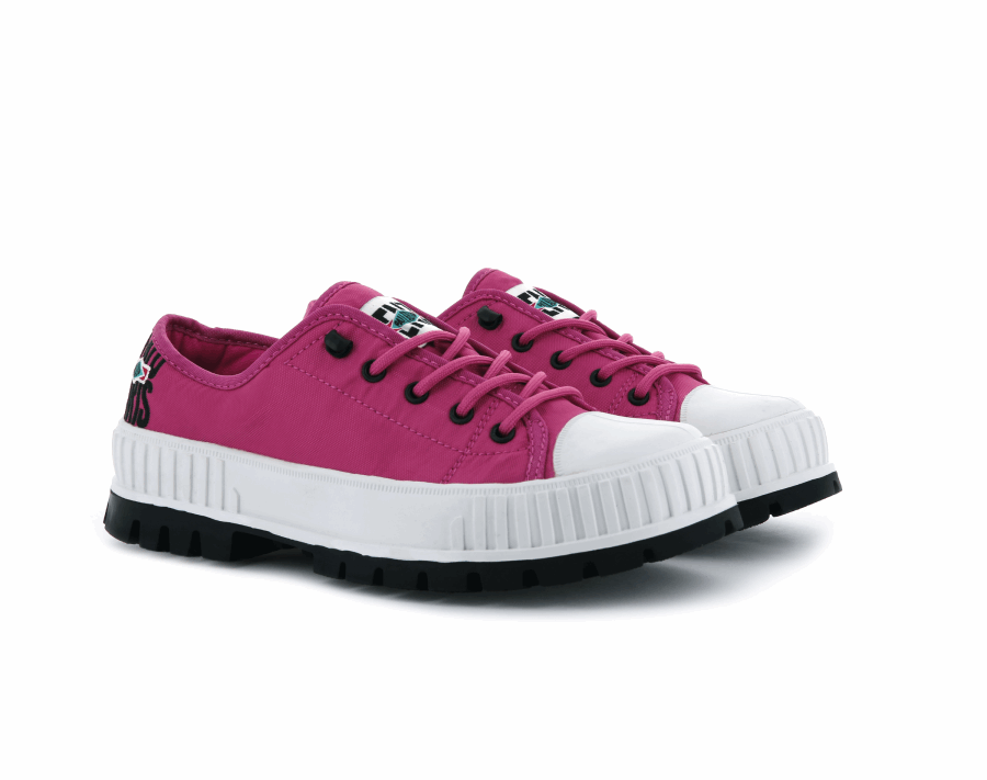 Palladium Pallashock Niedrig Von Kenzo Pink