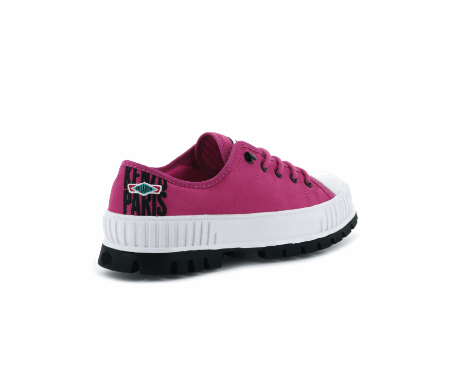 Palladium Pallashock Niedrig Von Kenzo Pink