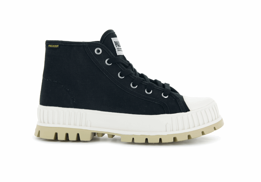 Palladium Pallashock Mittel Und Schwarz Weiß