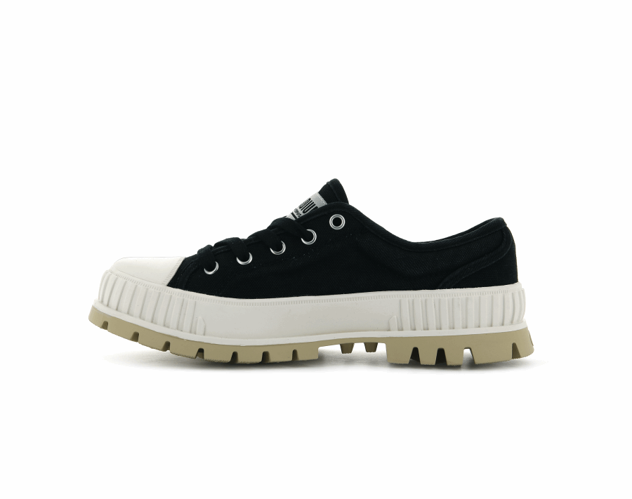 Palladium-Pallashock Und Schwarzer Gummi