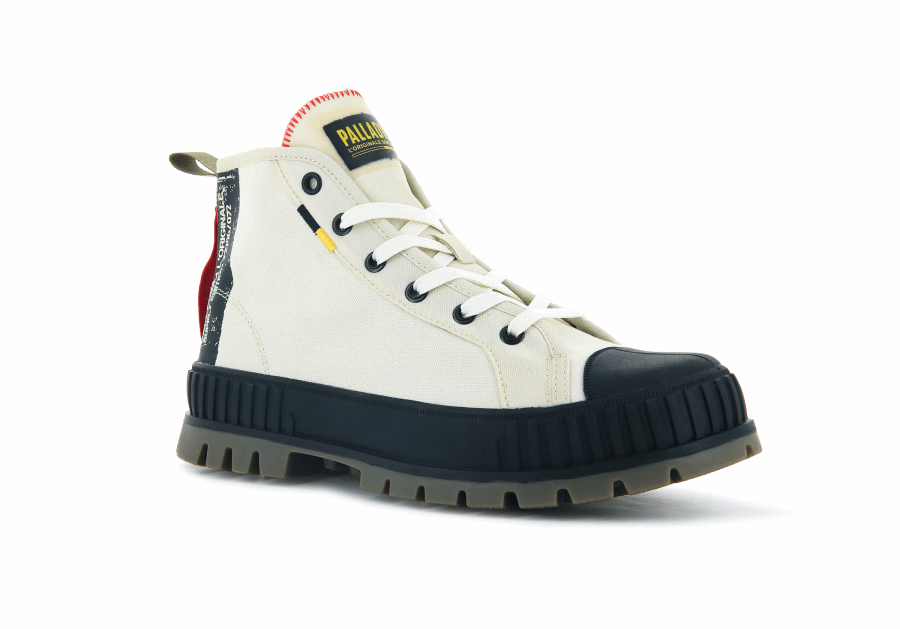 Palladium Pallashock Liefern Hi Weißen Spargel