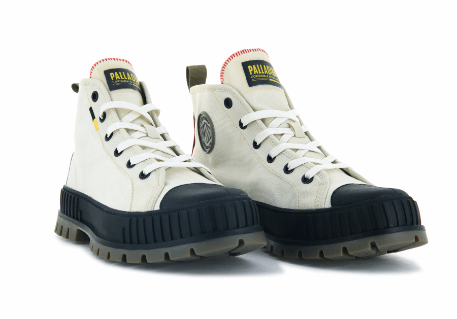 Palladium Pallashock Liefern Hi Weißen Spargel