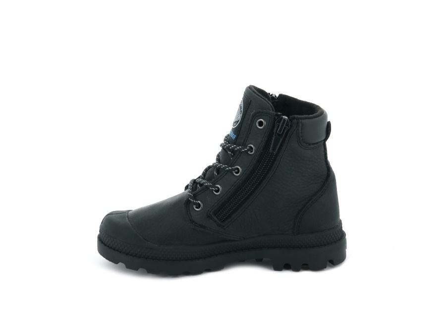 Palladium Pampa Hi Cuff Wasserdichter Rabenblauer Nebel