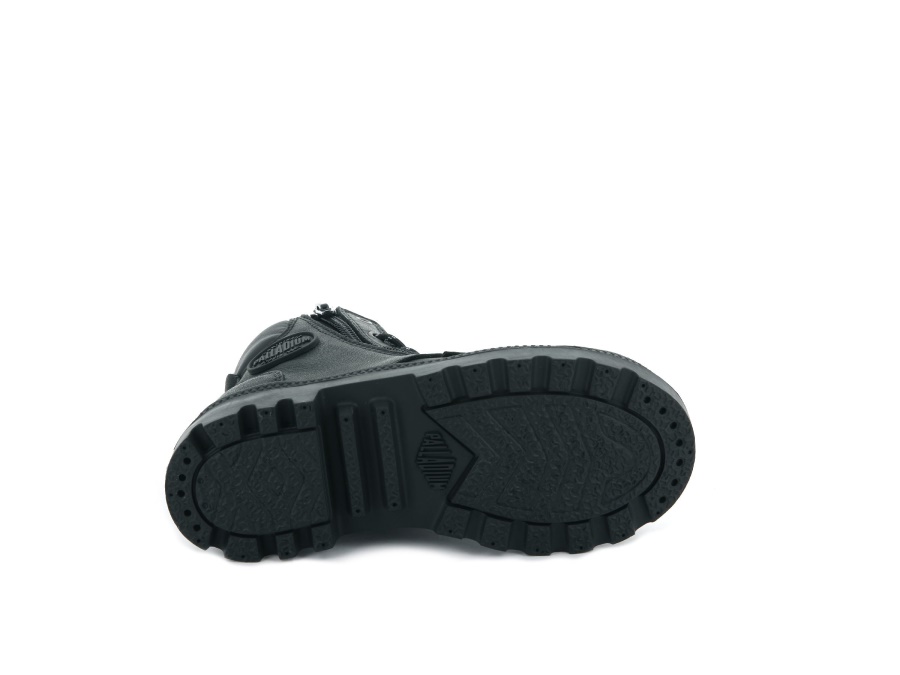 Palladium Pampa Hi Cuff Wasserdichter Rabenblauer Nebel