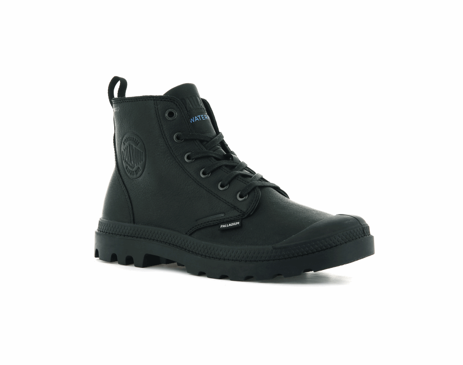 Palladium Pampa Hi Ess Lth Wp Schwarz