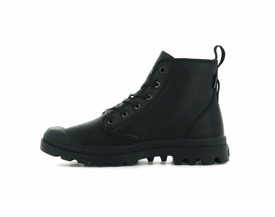 Palladium Pampa Hi Ess Lth Wp Schwarz