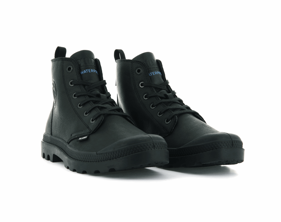 Palladium Pampa Hi Ess Lth Wp Schwarz