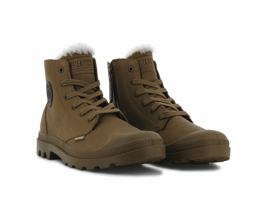 Palladium Pampa Hi Pilot Mahagoni