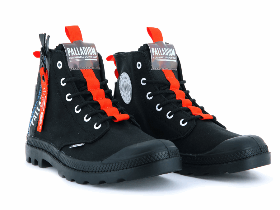 Palladium Pampa Hi Ticket To Earth Schwarz