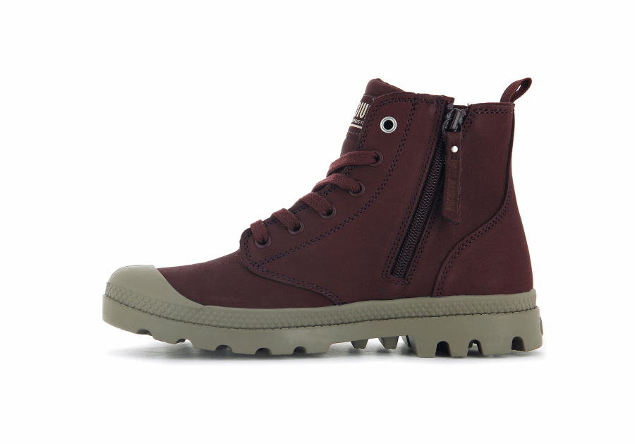 Palladium Pampa Hi Zip Sl Dekadente Schokolade
