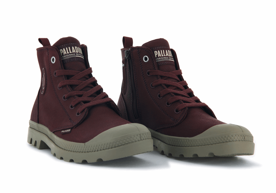 Palladium Pampa Hi Zip Sl Dekadente Schokolade
