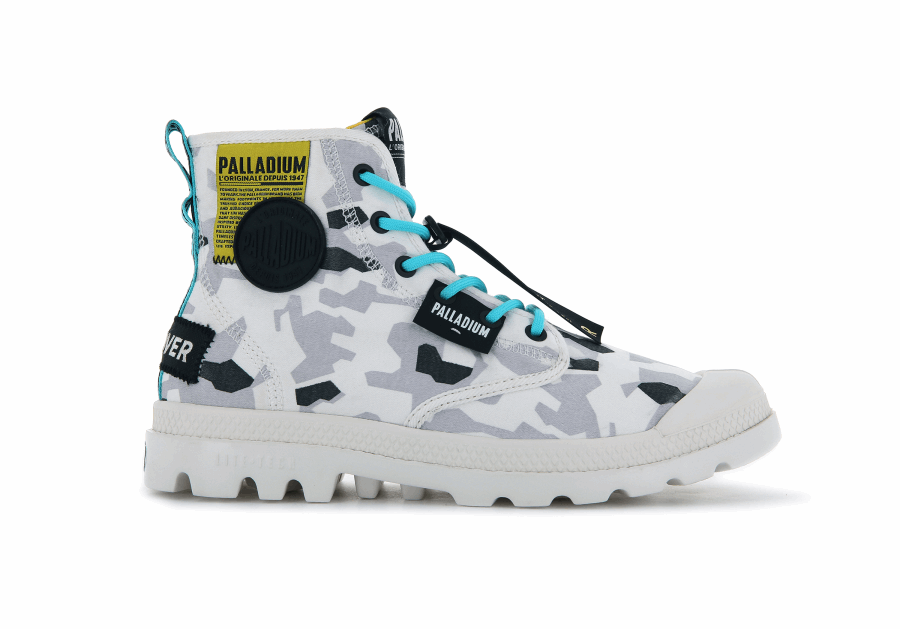 Palladium Pampa Lite Overlab Camo Gletschergrau Camo