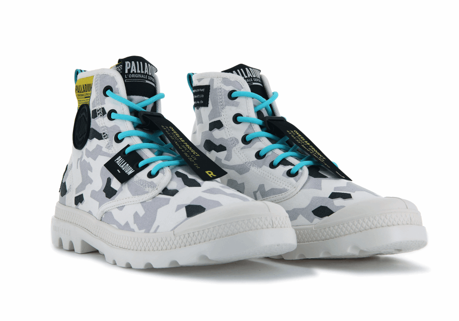 Palladium Pampa Lite Overlab Camo Gletschergrau Camo