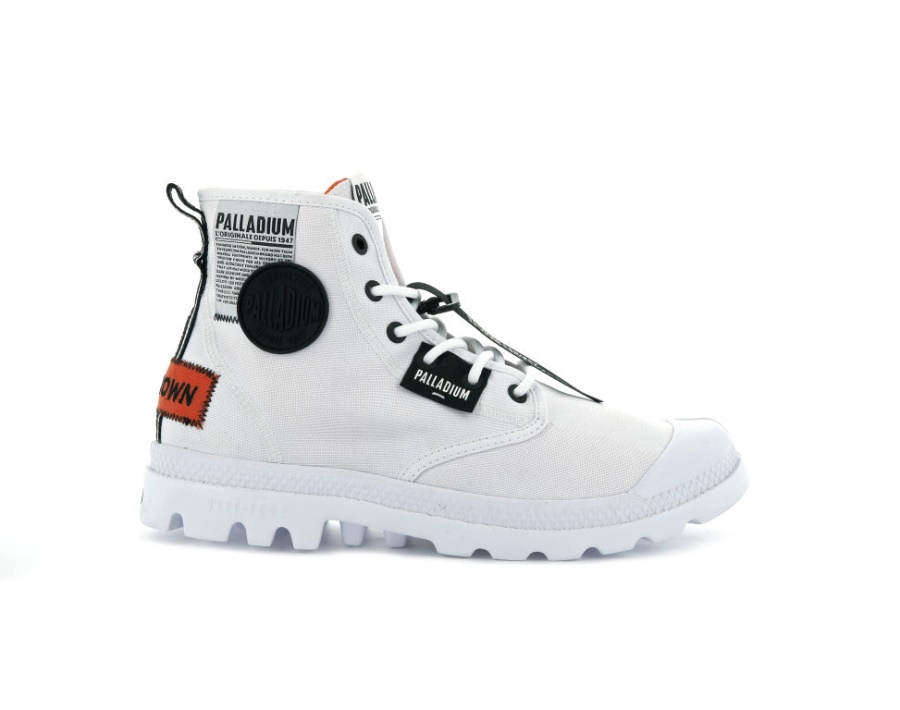 Palladium Pampa Lite Overlab Weiß