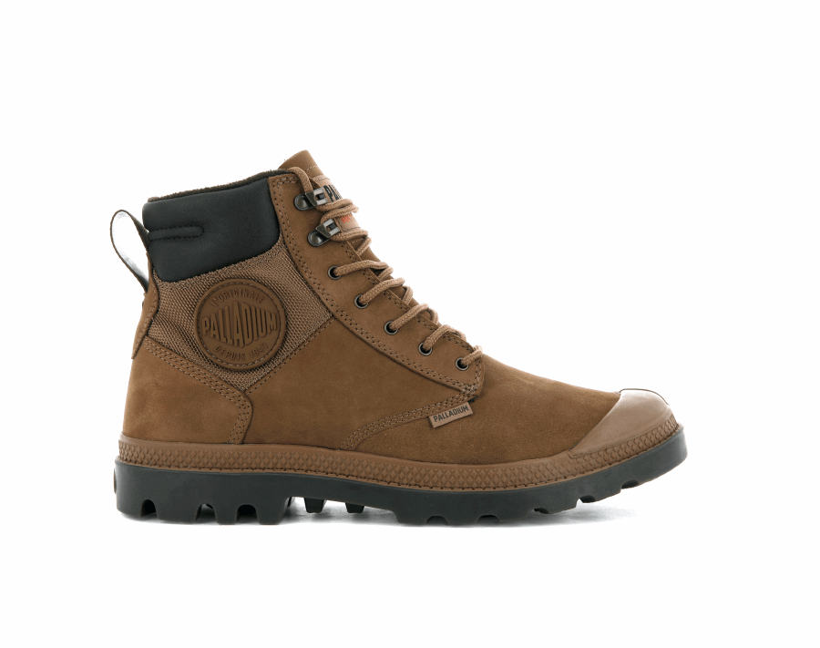 Palladium Pampa Shield Wp Lux Mahagoni