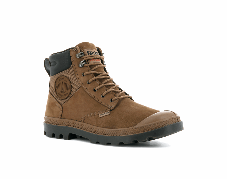 Palladium Pampa Shield Wp Lux Mahagoni