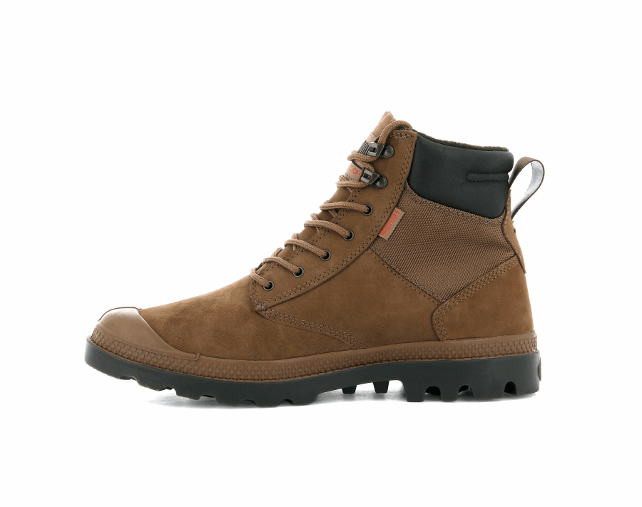 Palladium Pampa Shield Wp Lux Mahagoni
