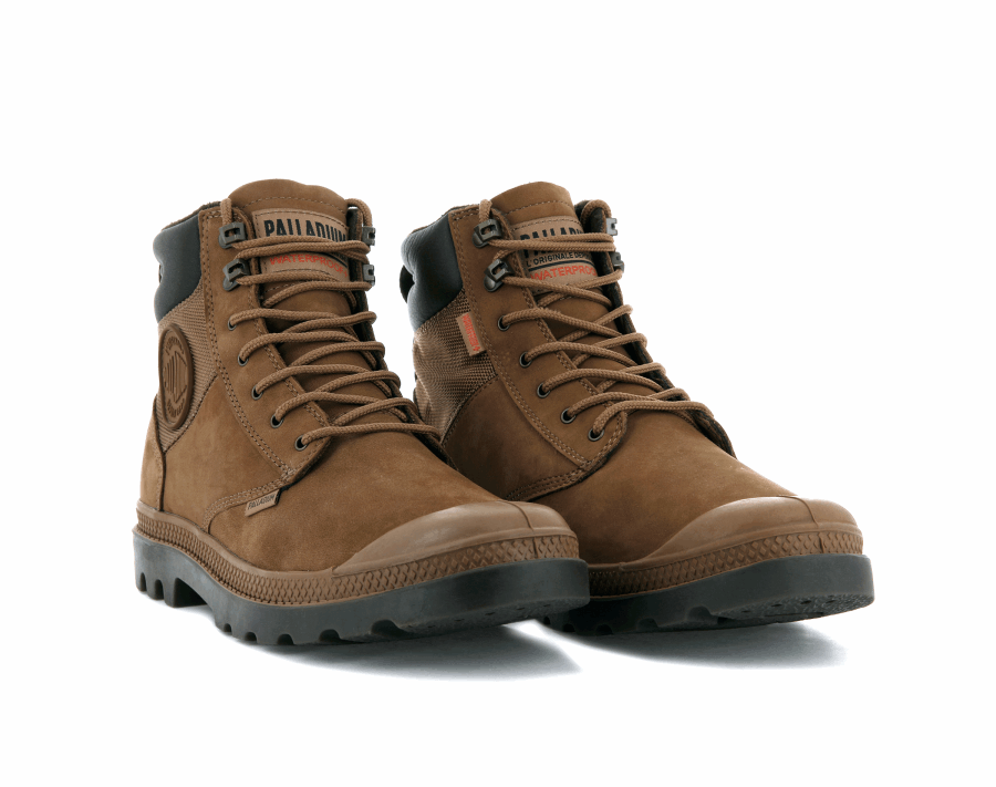 Palladium Pampa Shield Wp Lux Mahagoni