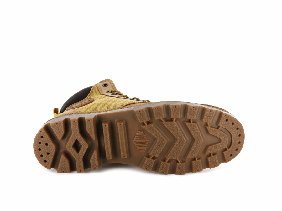 Palladium Pampa Sport Cuff Wpn Amber Gold Mid Gum