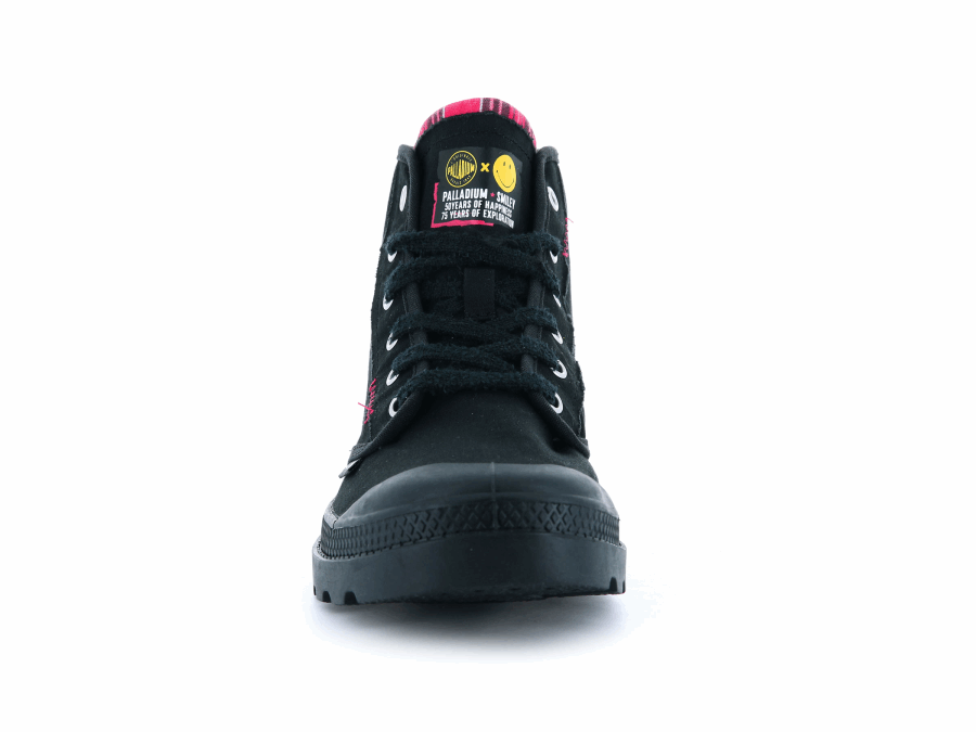 Palladium Pampa X Smiley 1970 Schwarz