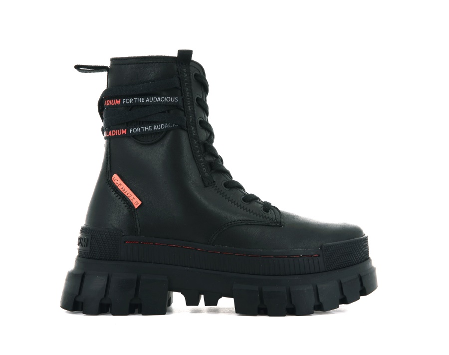 Palladium Revolt Boot Leder Schwarz Palladium Revolt Boot Leder Schwarz