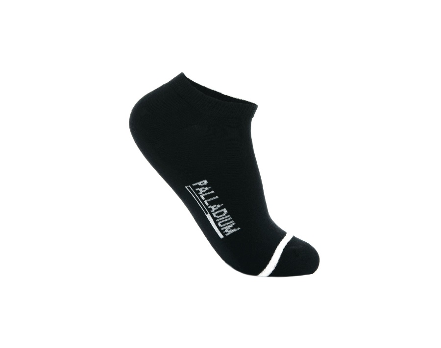 Palladium Damen-basic Knöchel Weiß Schwarz