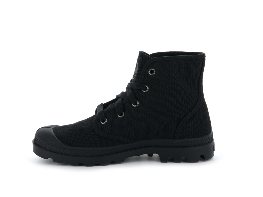 Damen Palladium Pampa Hallo Schwarz