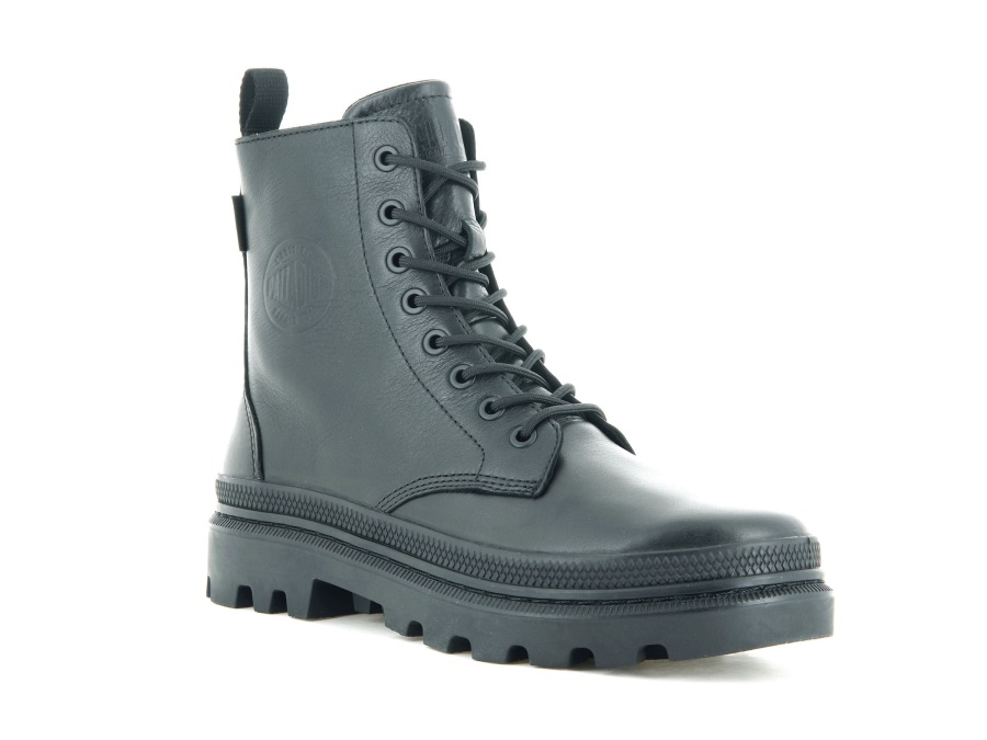 Pallatrooper Aus Leder Palladium Schwarz
